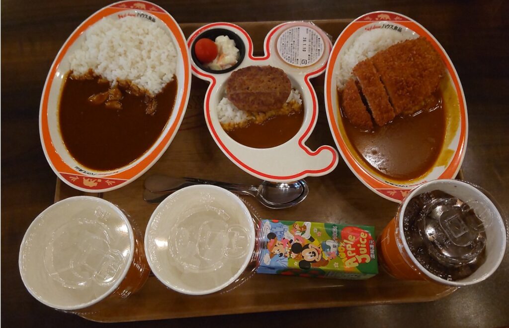 ディズニーランド モバイルオーダー お子様セット 夕食 子連れディナー